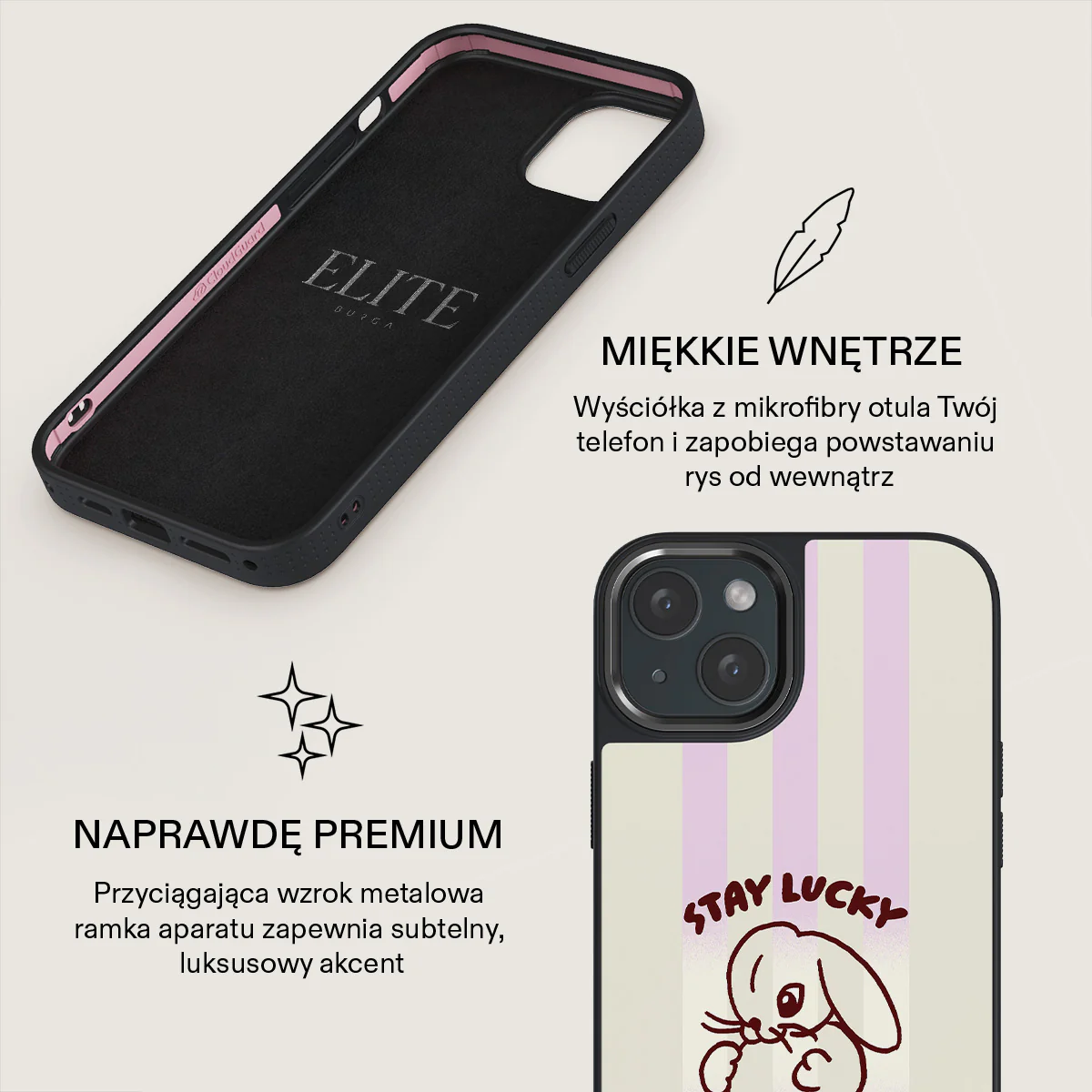Stay Lucky - iPhone 15 Plus Etui - Image 17