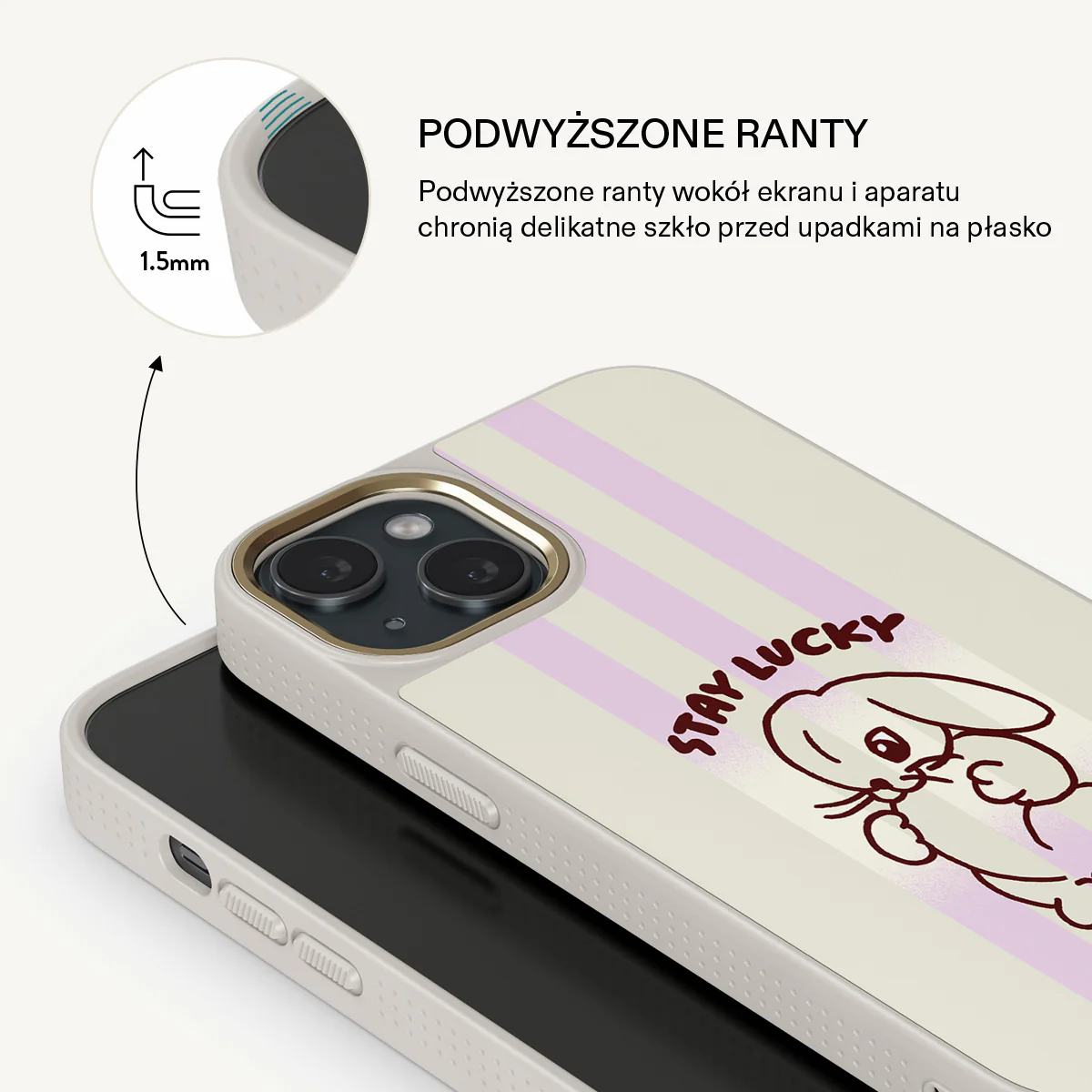 Stay Lucky - iPhone 15 Plus Etui - Image 22