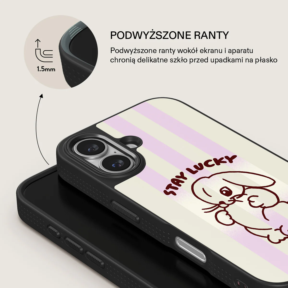 Stay Lucky - iPhone 16 Etui - Image 16