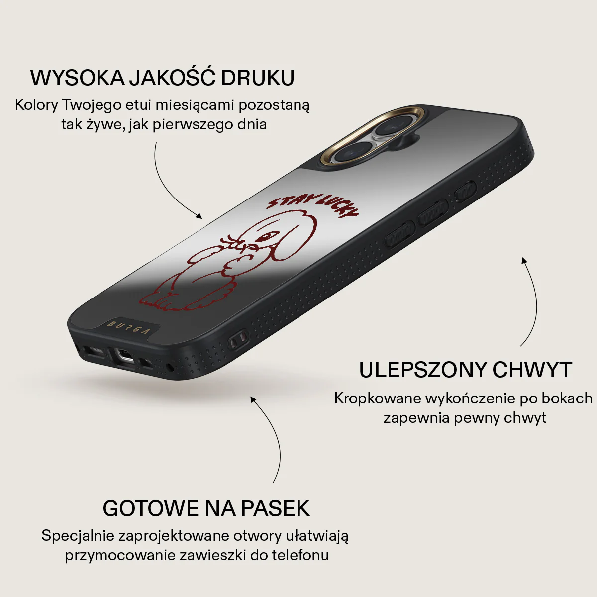 Stay Lucky - iPhone 16 Etui - Image 32