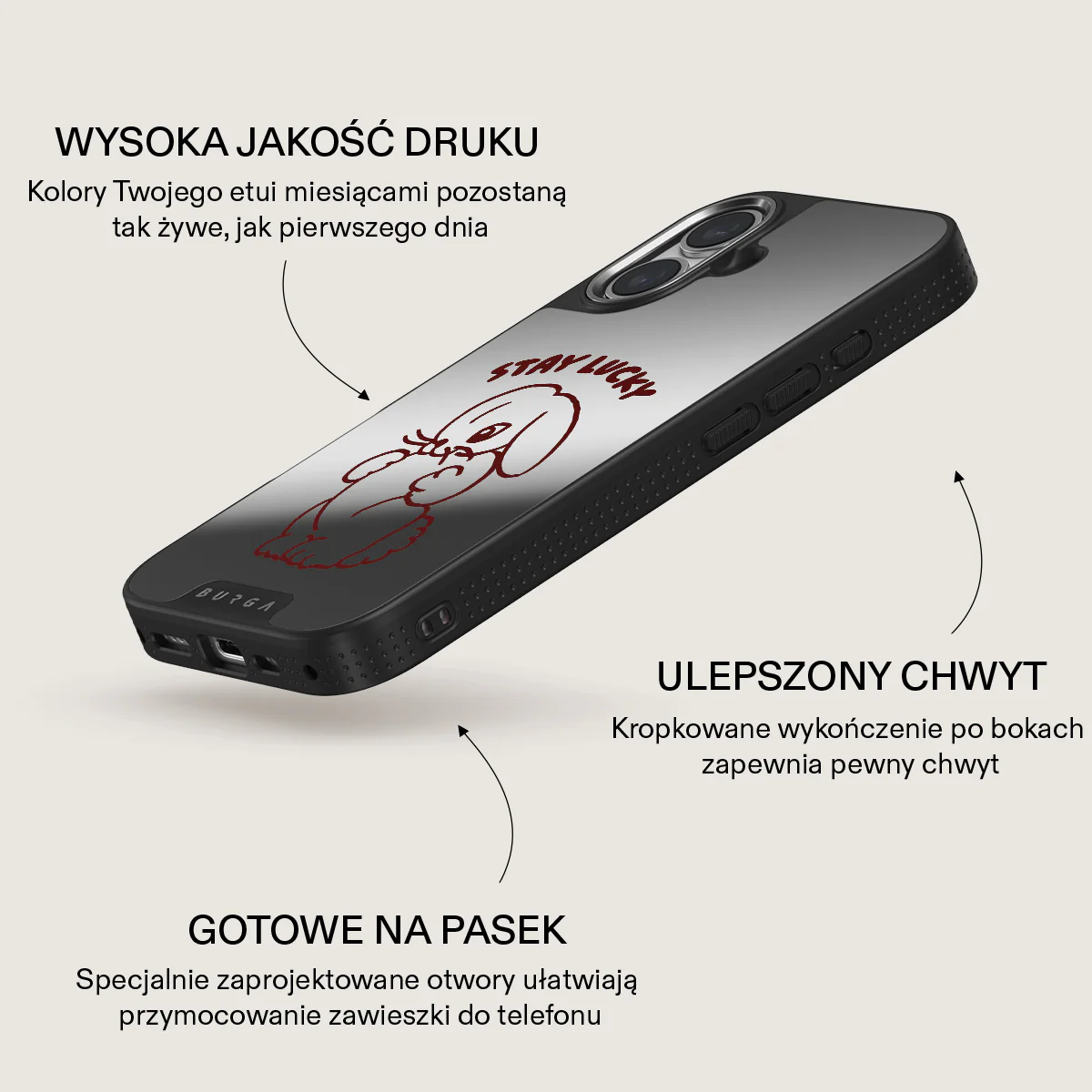 Stay Lucky - iPhone 16 Etui - Image 40