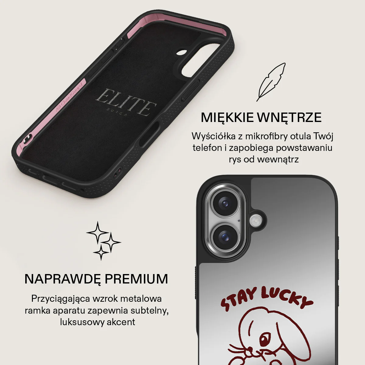 Stay Lucky - iPhone 16 Etui - Image 41