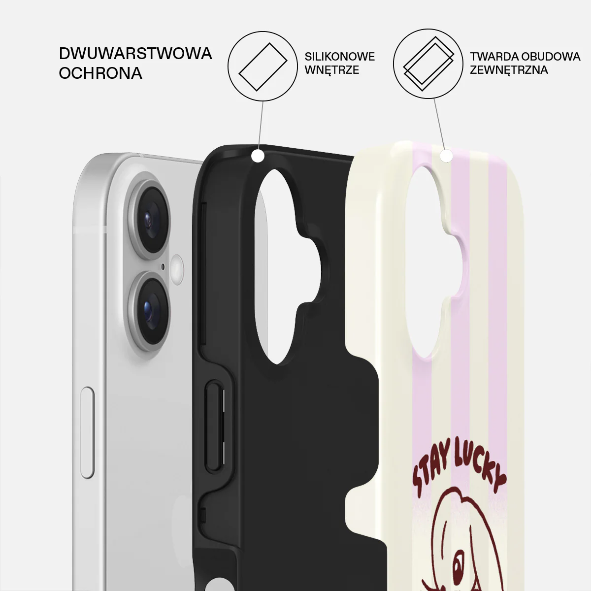 Stay Lucky - iPhone 16 Plus Etui - Image 2