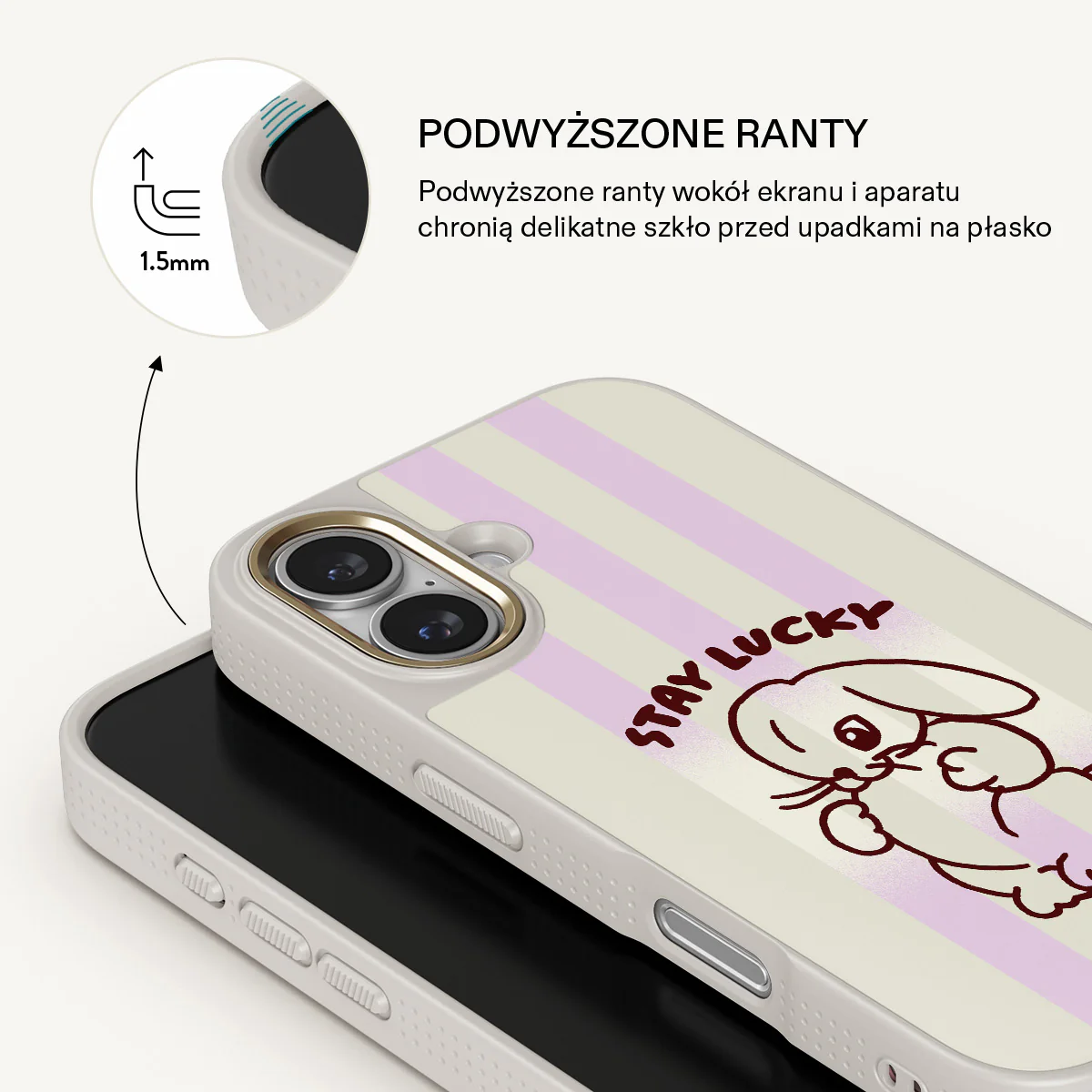 Stay Lucky - iPhone 16 Plus Etui - Image 23