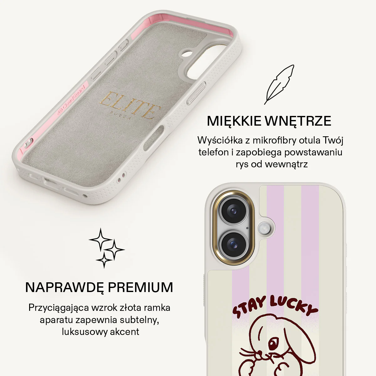 Stay Lucky - iPhone 16 Plus Etui - Image 25