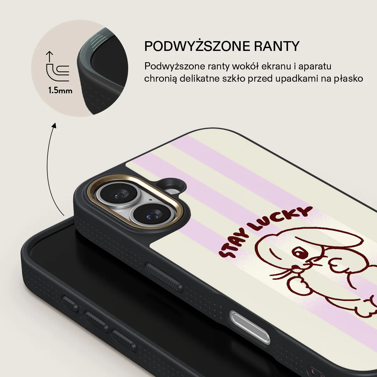 Stay Lucky - iPhone 16 Plus Etui - Image 9