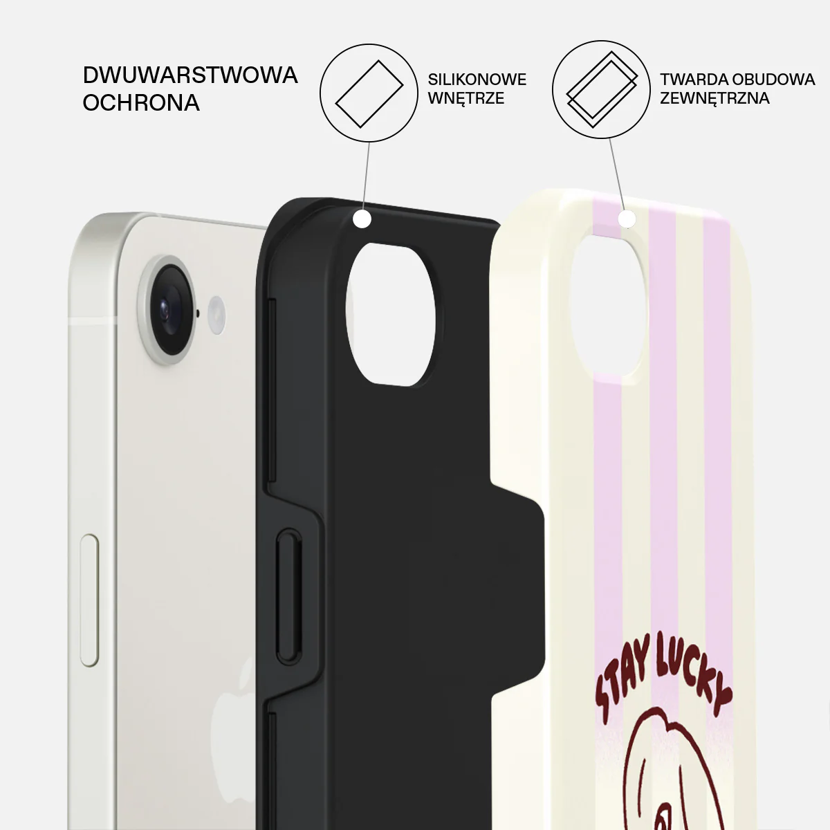 Stay Lucky - iPhone 16e Etui - Image 2