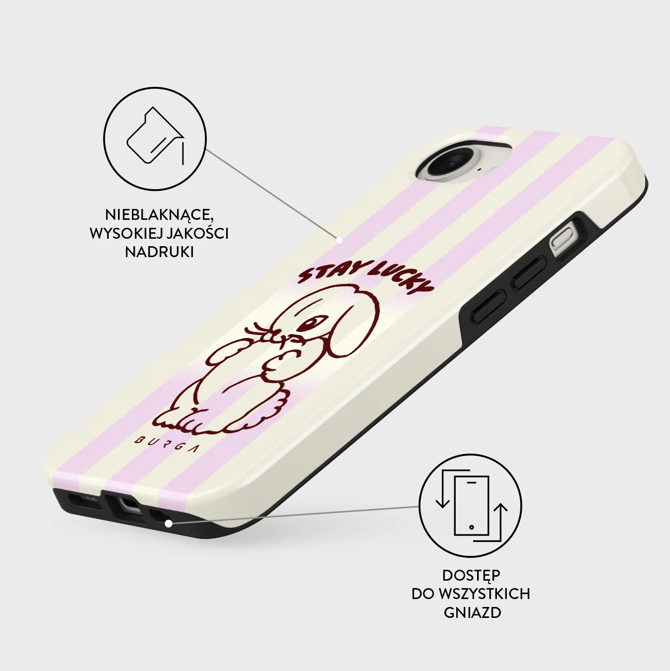 Stay Lucky - iPhone 16e Etui - Image 3