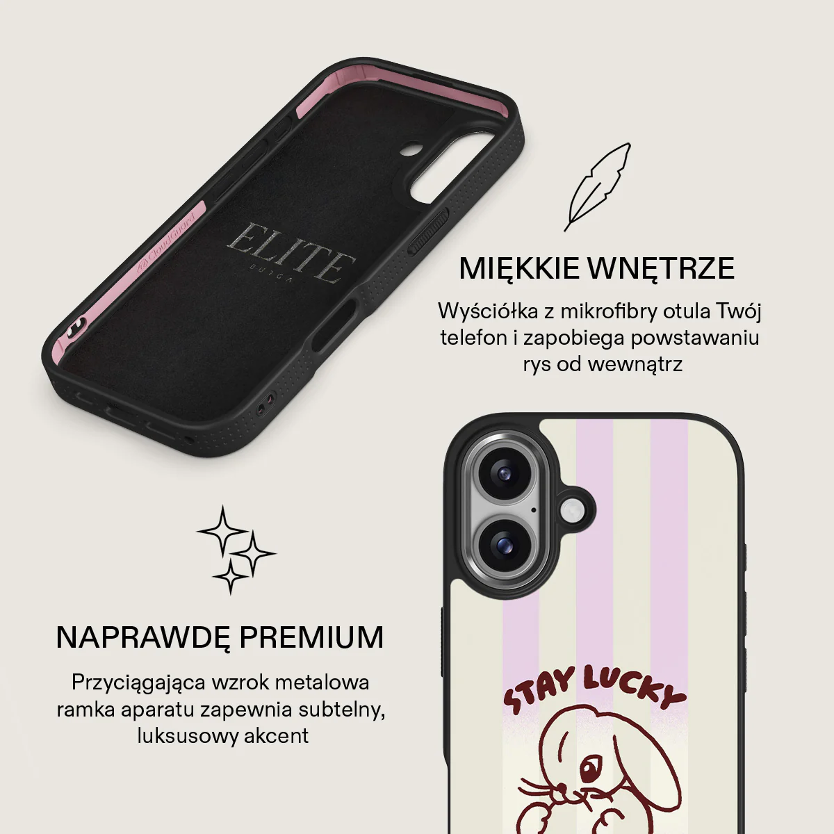 Stay Lucky - iPhone 17 Etui - Image 17