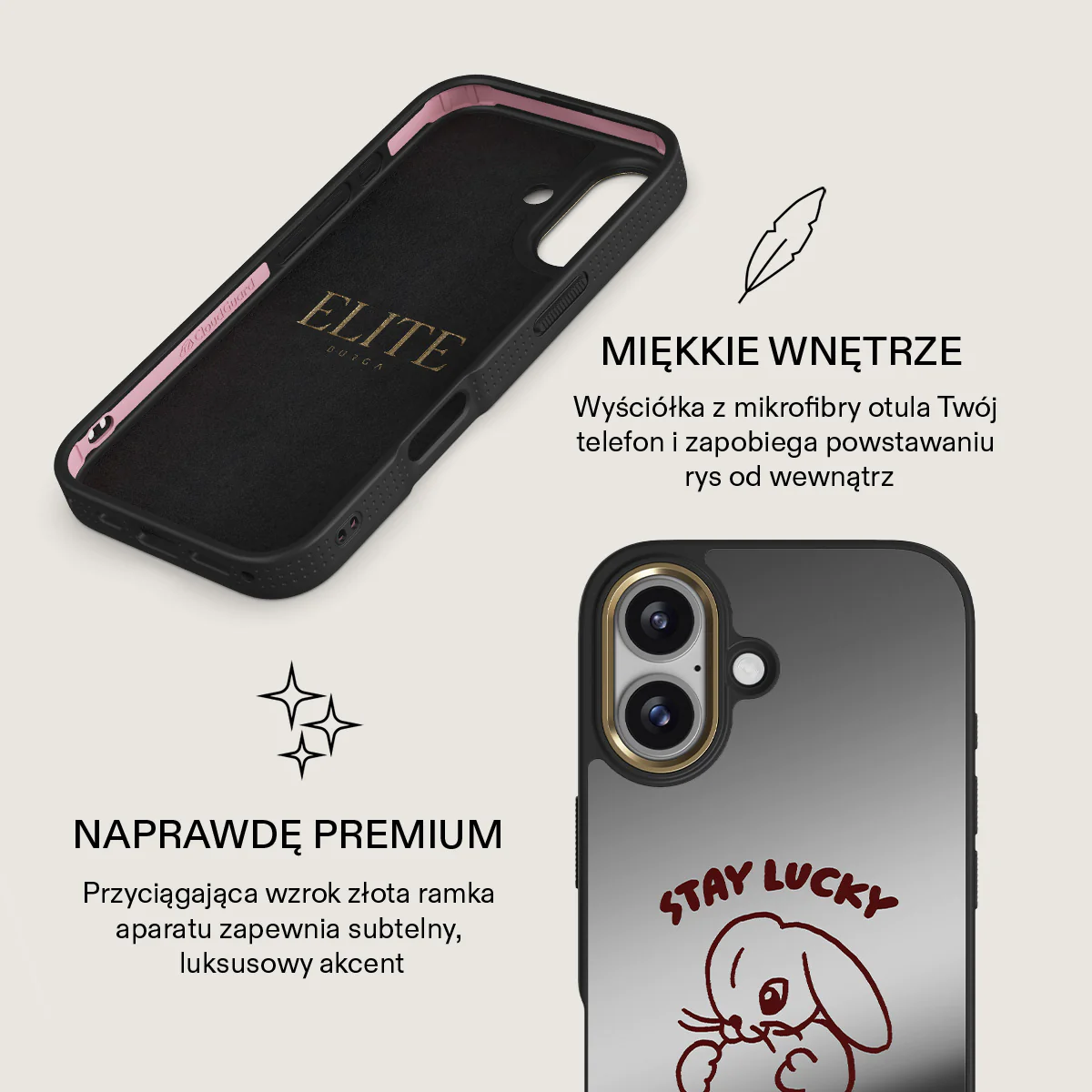 Stay Lucky - iPhone 17 Etui - Image 32