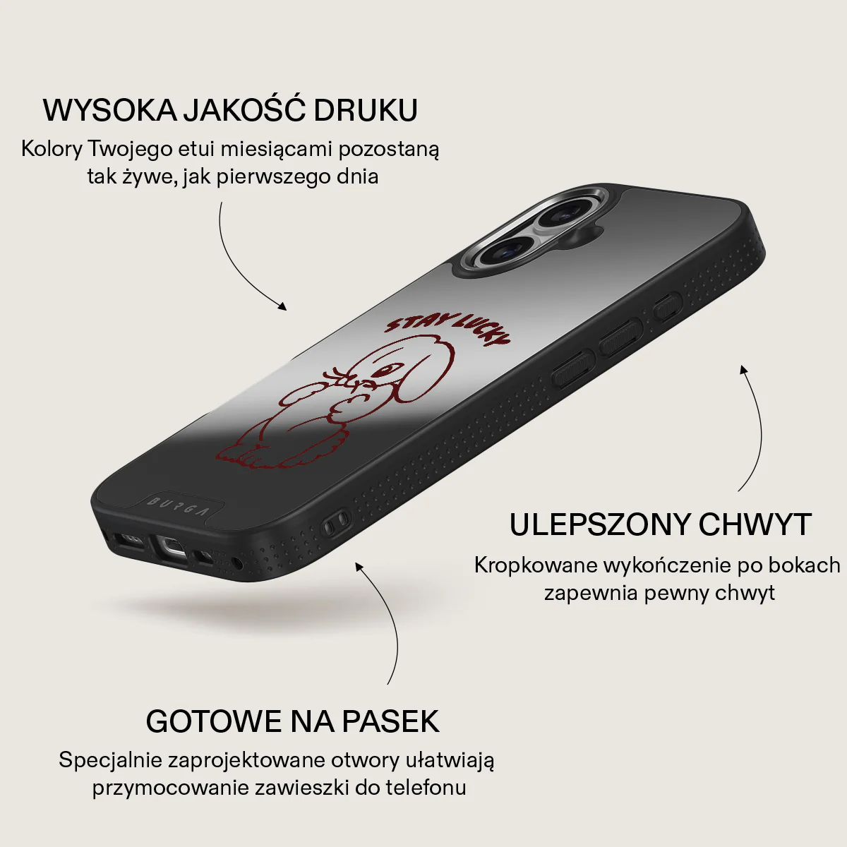 Stay Lucky - iPhone 17 Etui - Image 39