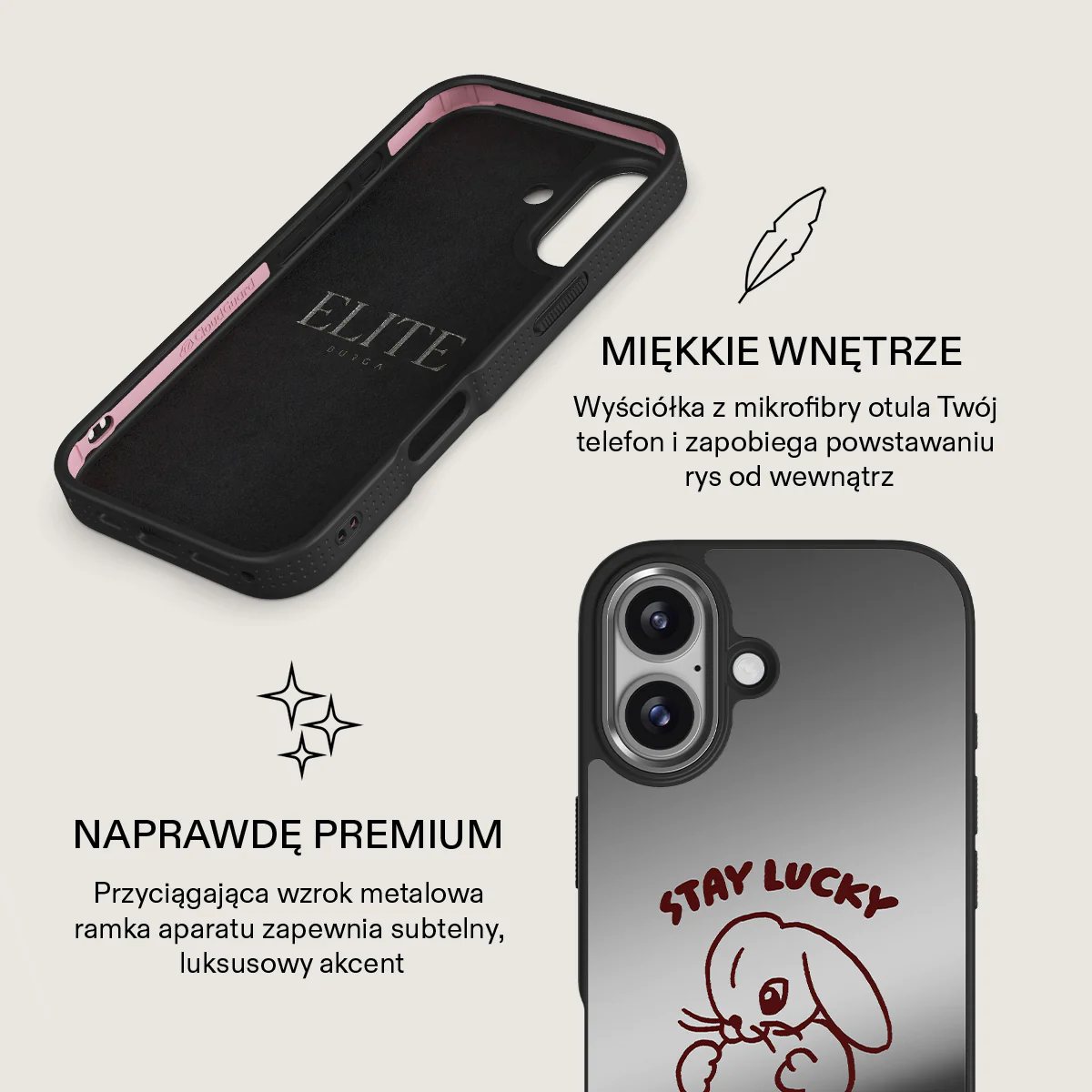 Stay Lucky - iPhone 17 Etui - Image 40