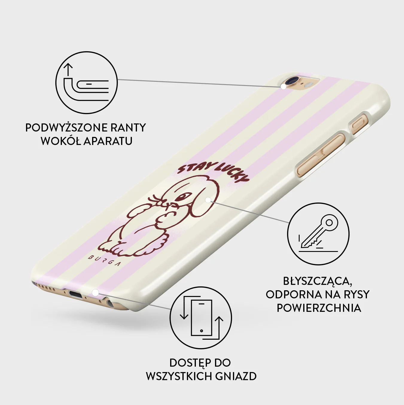 Stay Lucky - iPhone 6 / 6S Etui - Image 3