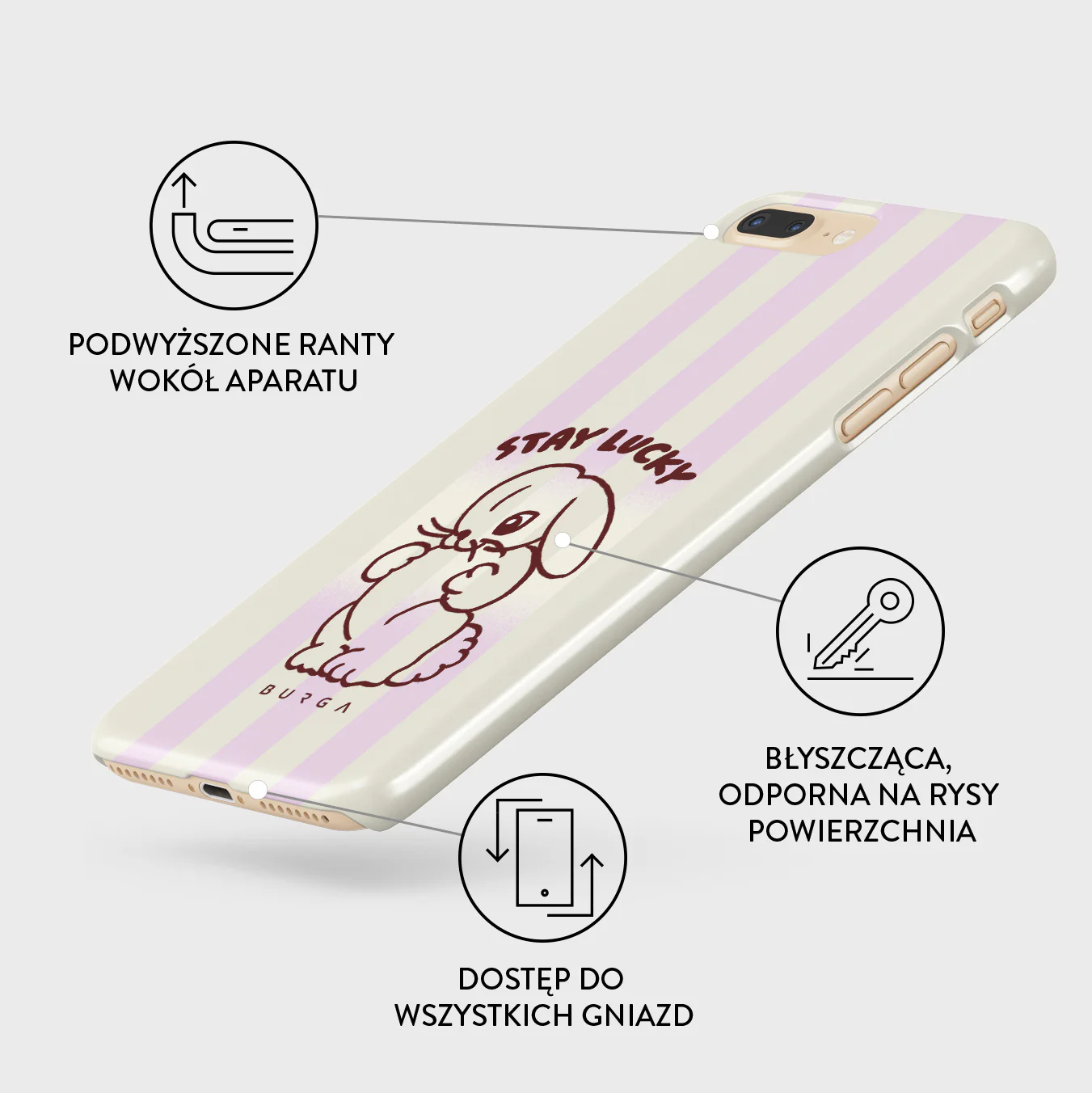 Stay Lucky - iPhone 7 Plus / 8 Plus Etui - Image 3