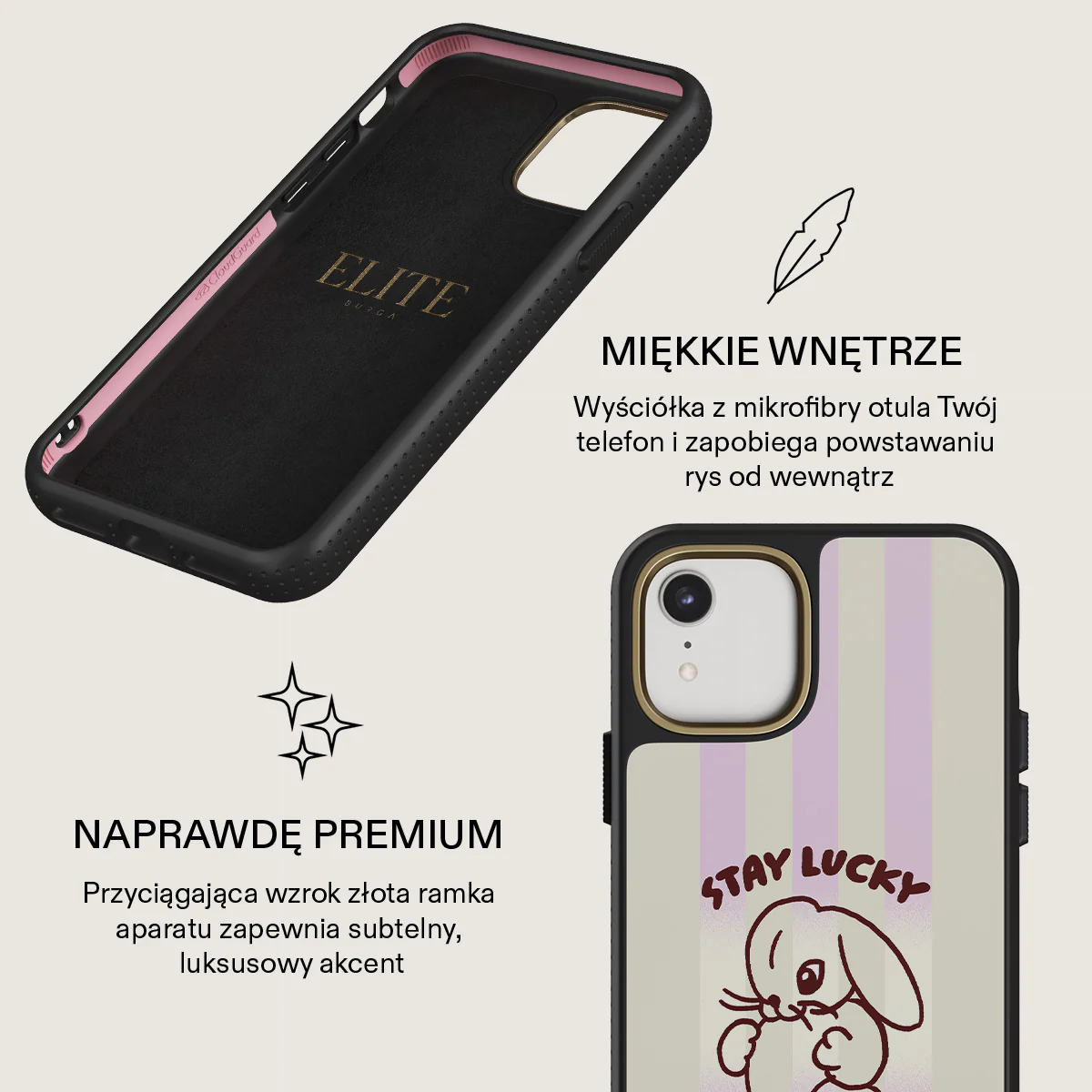 Stay Lucky - iPhone XR Etui - Image 14