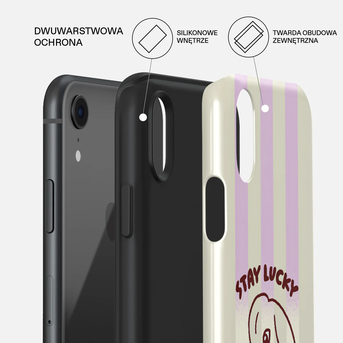 Stay Lucky - iPhone XR Etui - Image 6