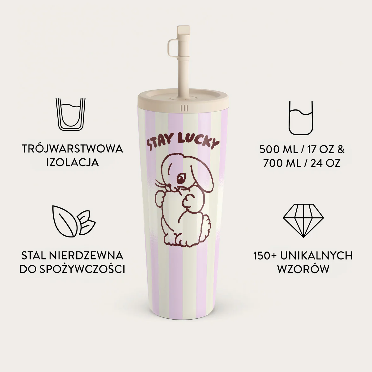 Stay Lucky - Kubek podróżny - Image 10