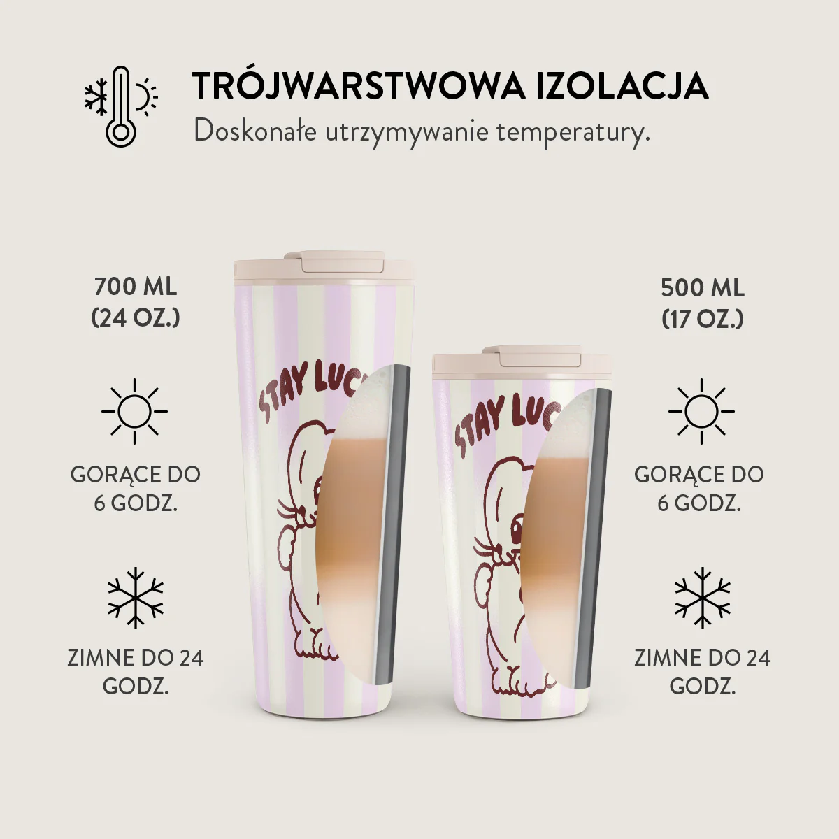 Stay Lucky - Kubek podróżny - Image 13