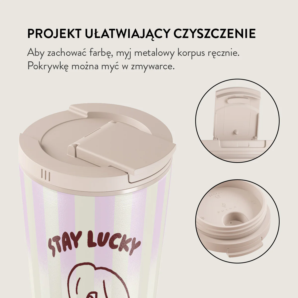 Stay Lucky - Kubek podróżny - Image 16