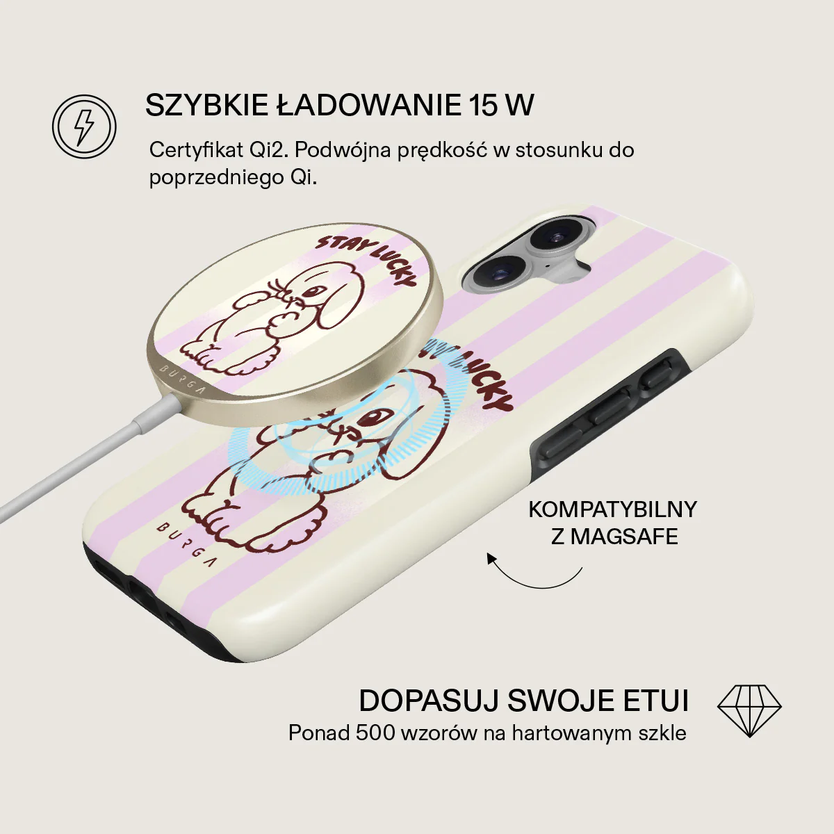 Stay Lucky - Magnetyczna ładowarka bezprzewodowa - Image 2