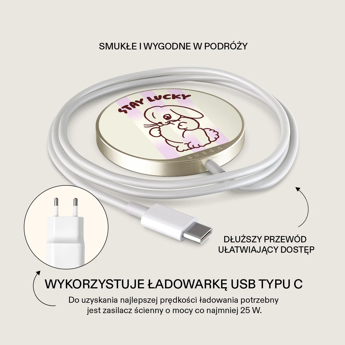 Stay Lucky - Magnetyczna ładowarka bezprzewodowa - Image 3