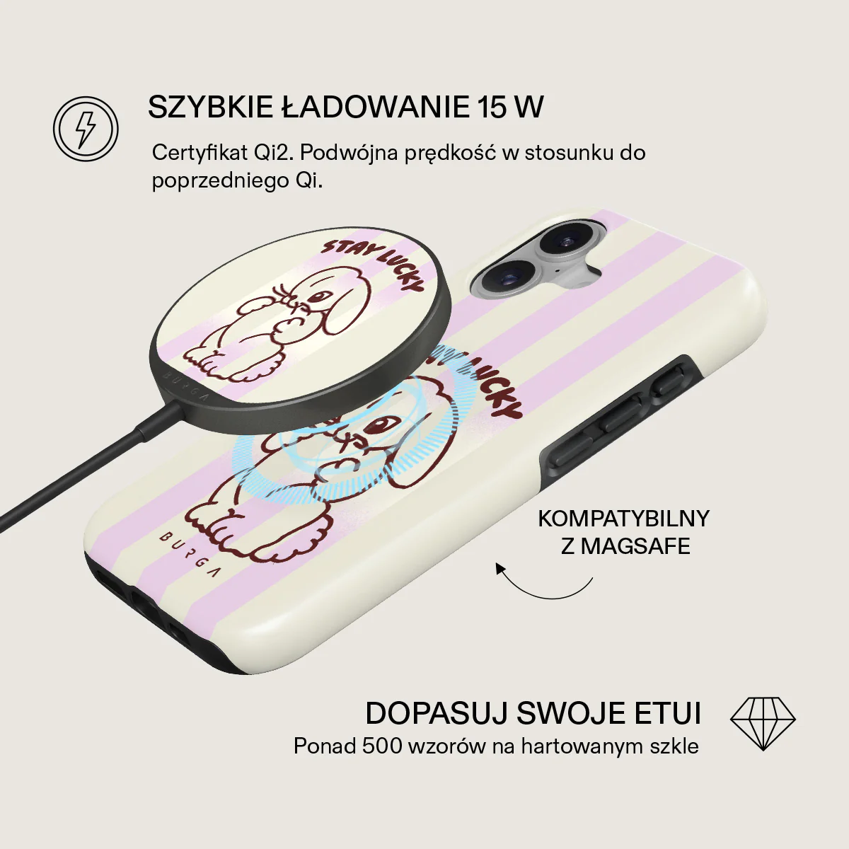 Stay Lucky - Magnetyczna ładowarka bezprzewodowa - Image 5