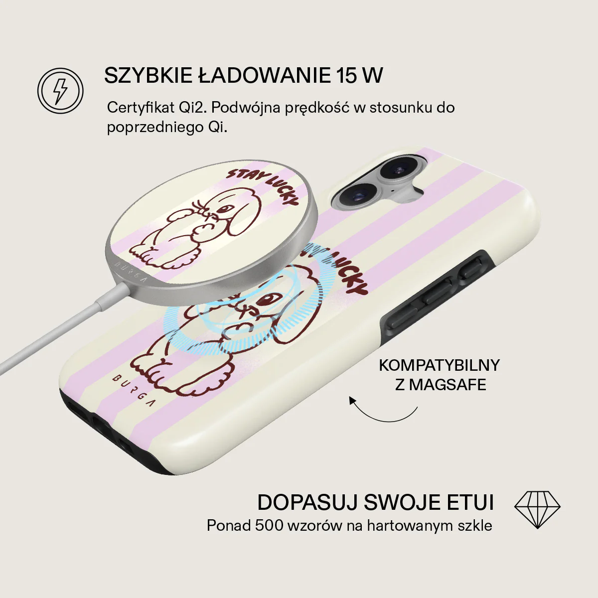Stay Lucky - Magnetyczna ładowarka bezprzewodowa - Image 8