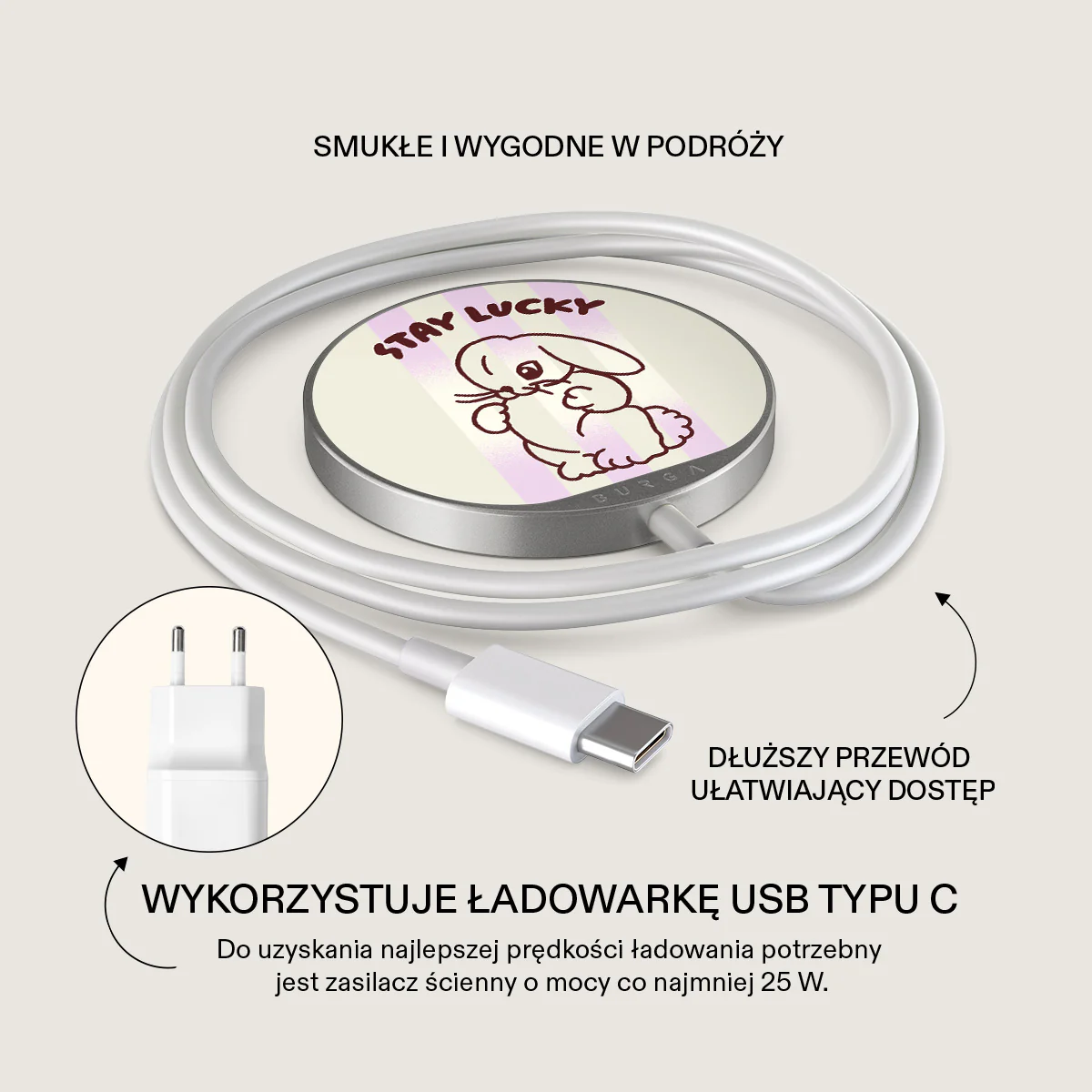 Stay Lucky - Magnetyczna ładowarka bezprzewodowa - Image 9