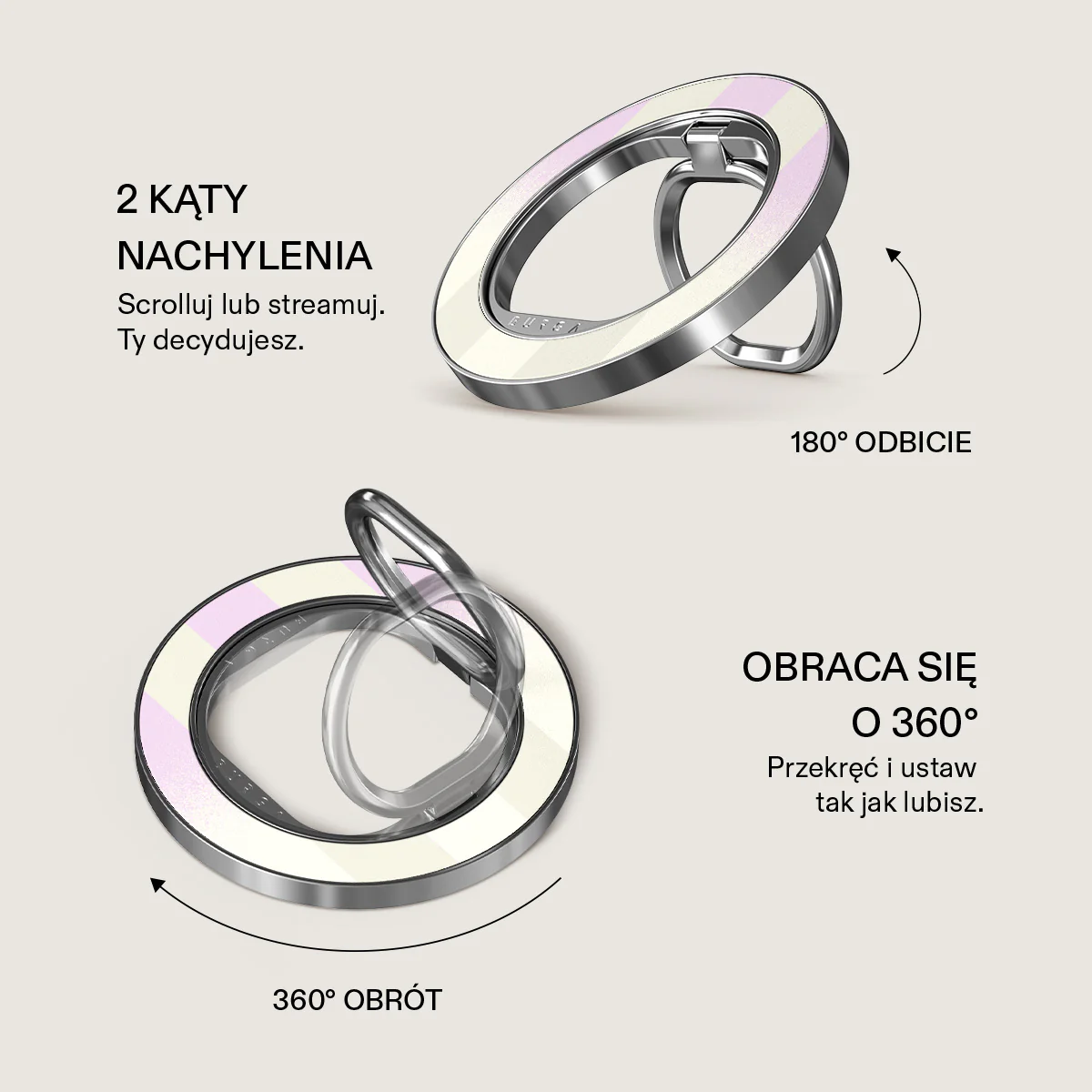 Stay Lucky - Magnetyczny Okrągły Uchwyt - Image 3