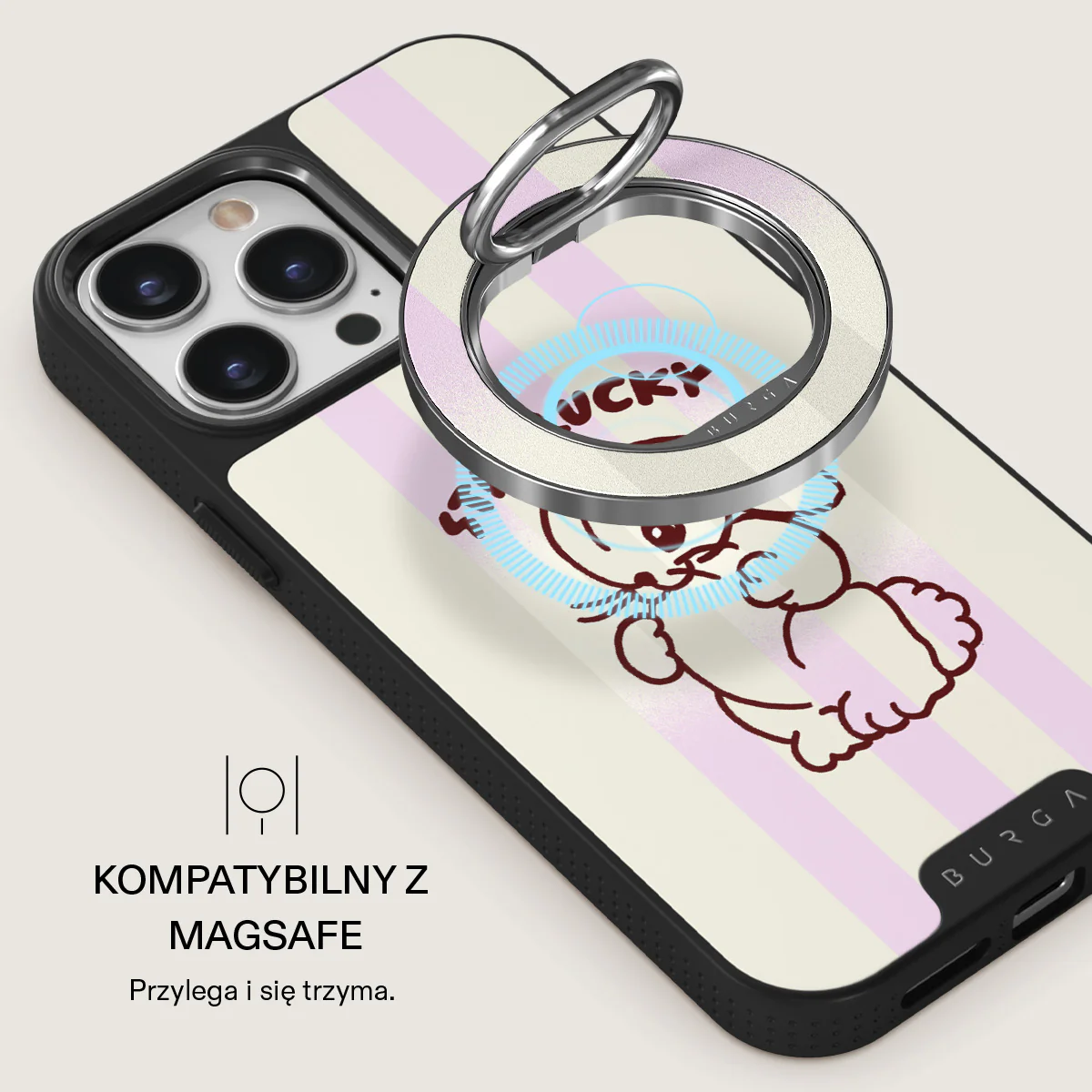 Stay Lucky - Magnetyczny Okrągły Uchwyt - Image 4