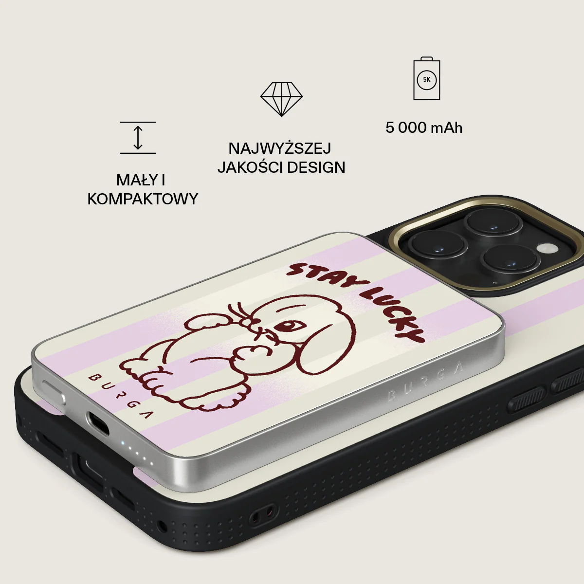 Stay Lucky - Magnetyczny power bank - Image 12