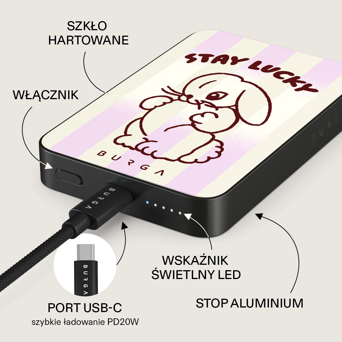 Stay Lucky - Magnetyczny power bank - Image 20
