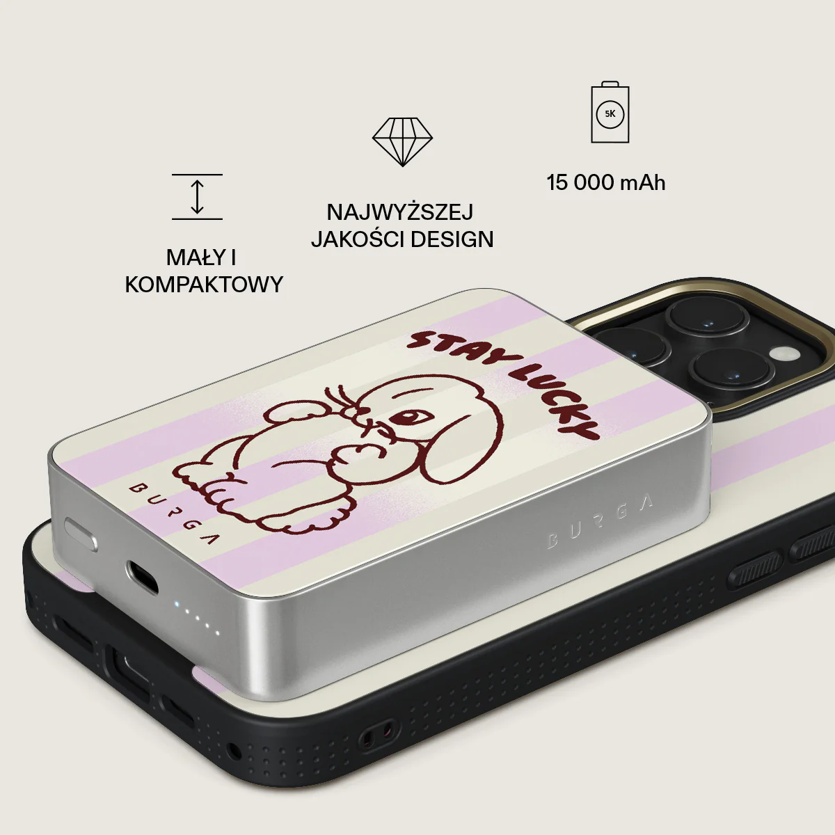 Stay Lucky - Magnetyczny power bank - Image 42