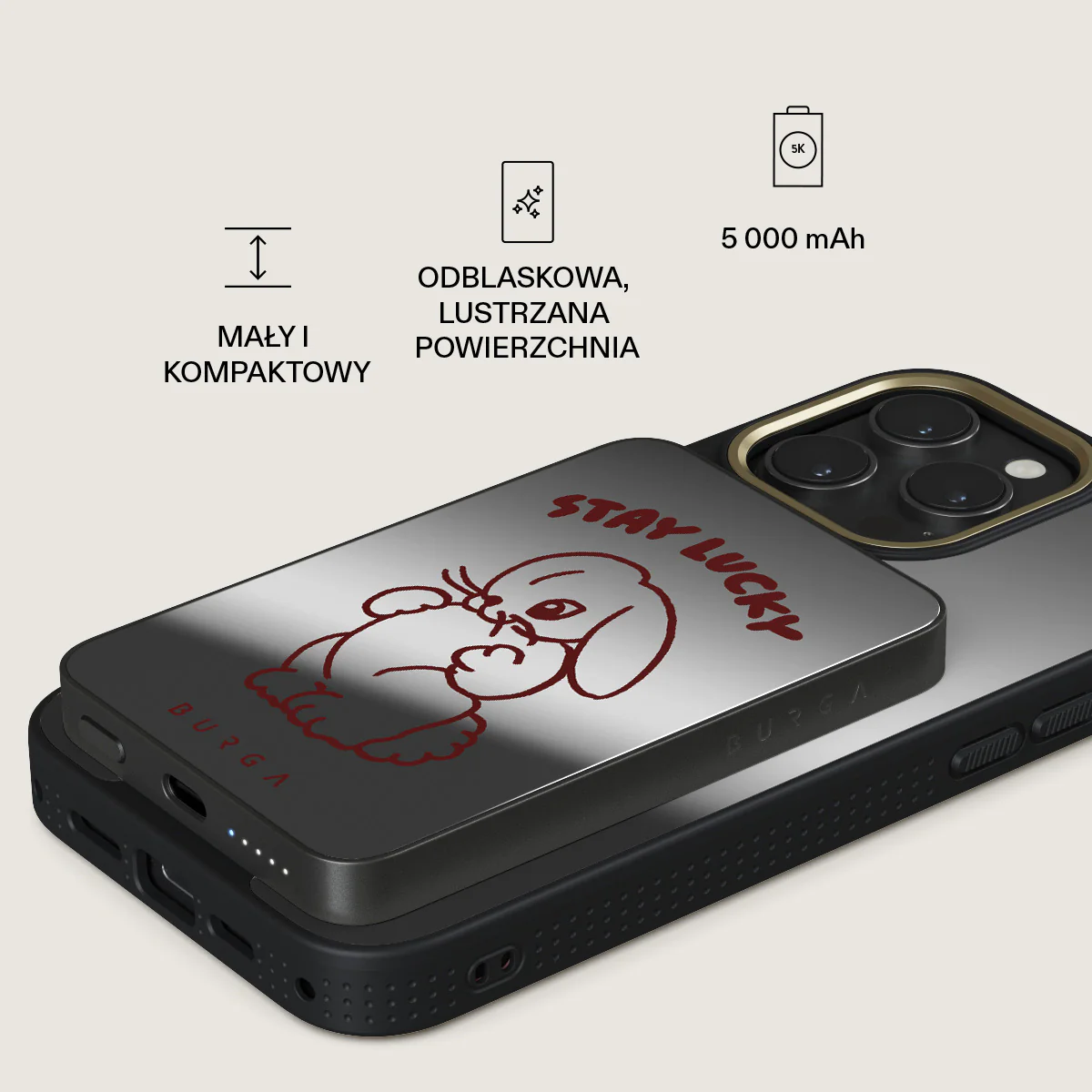 Stay Lucky - Magnetyczny power bank - Image 47