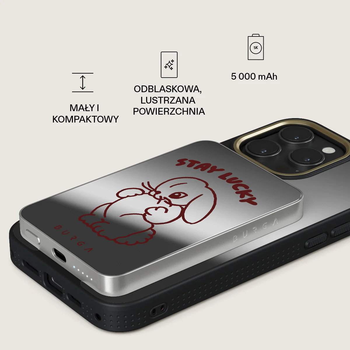 Stay Lucky - Magnetyczny power bank - Image 57