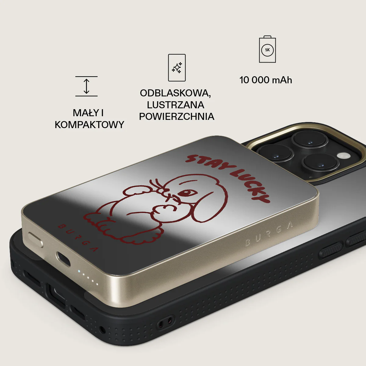 Stay Lucky - Magnetyczny power bank - Image 67