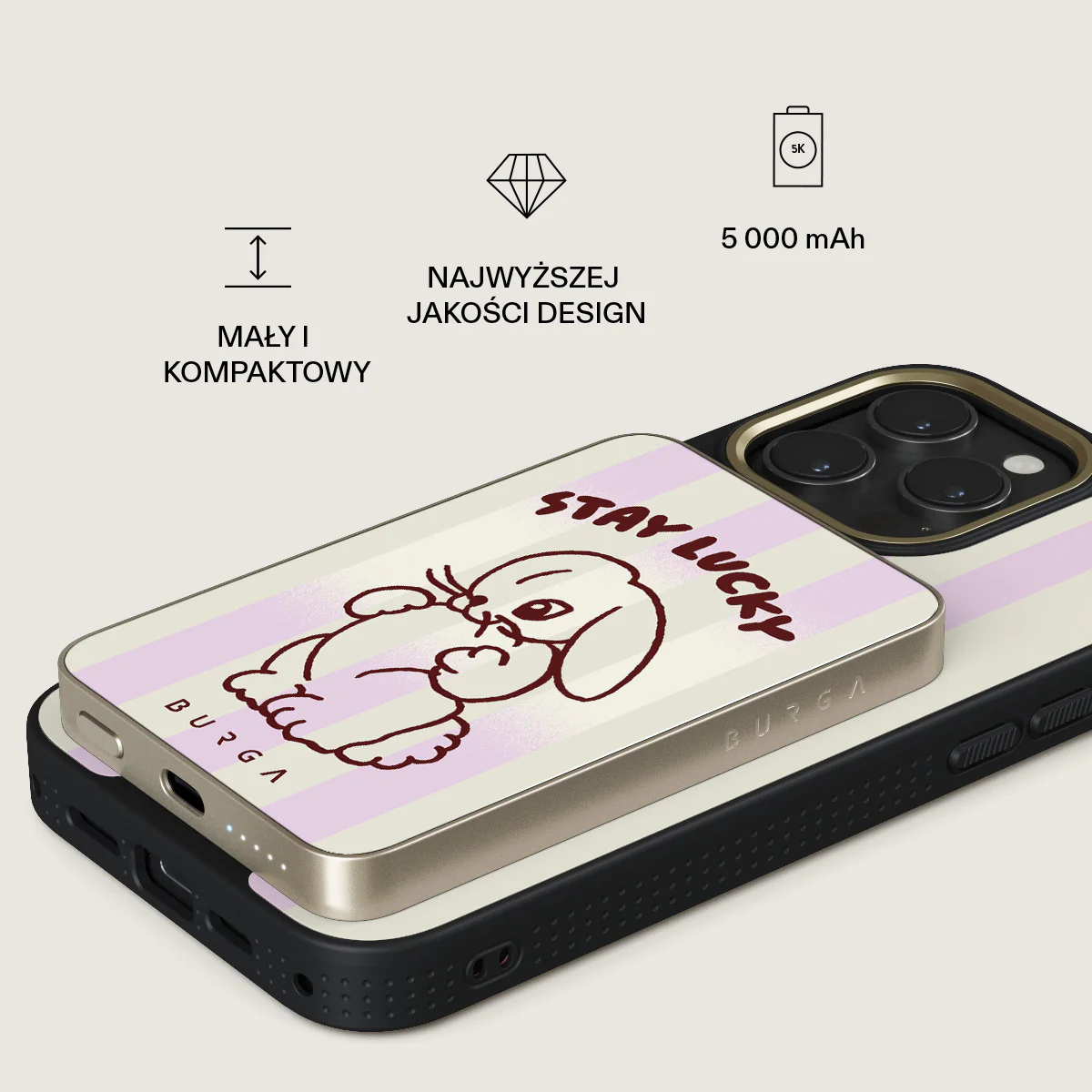 Stay Lucky - Magnetyczny power bank - Image 7