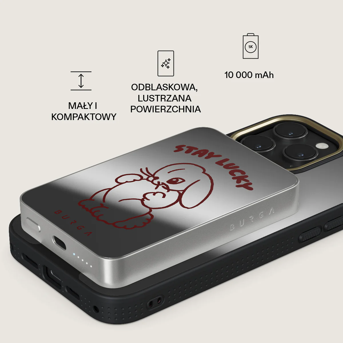 Stay Lucky - Magnetyczny power bank - Image 72