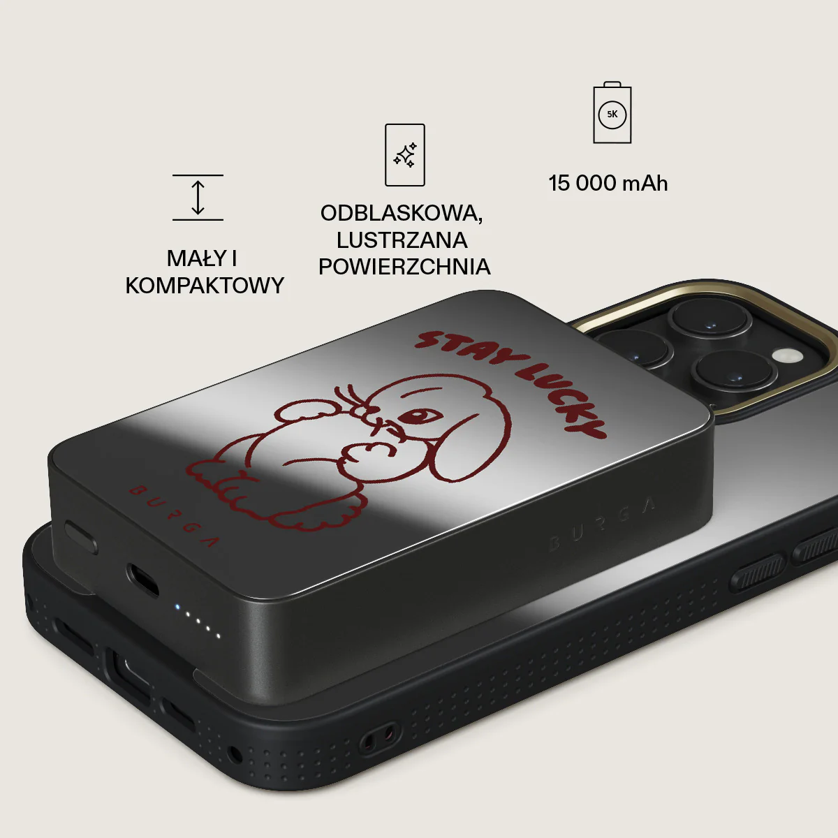 Stay Lucky - Magnetyczny power bank - Image 77