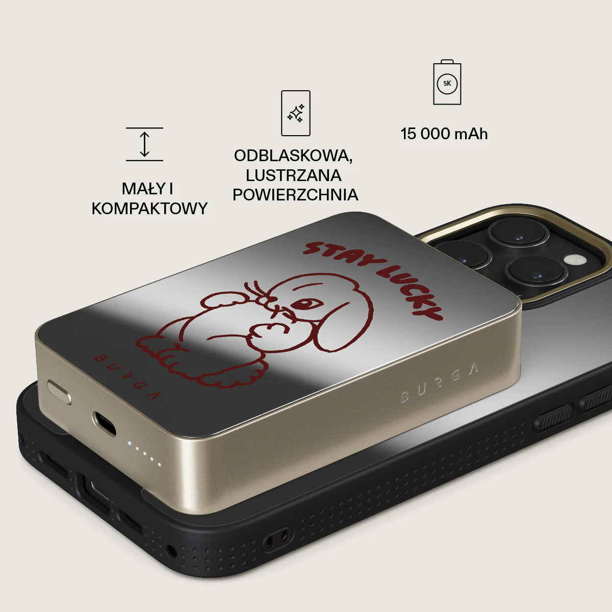 Stay Lucky - Magnetyczny power bank - Image 82
