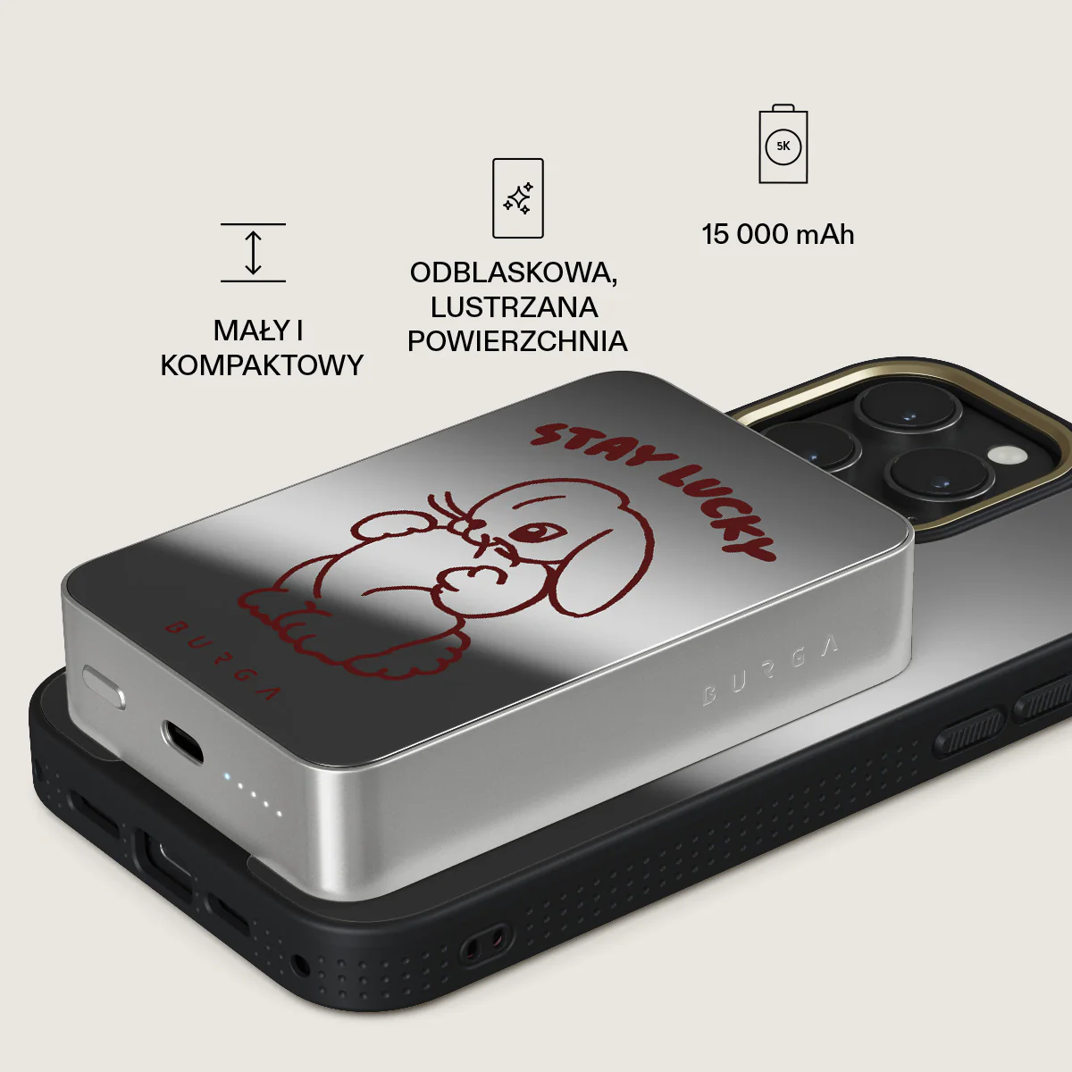 Stay Lucky - Magnetyczny power bank - Image 87