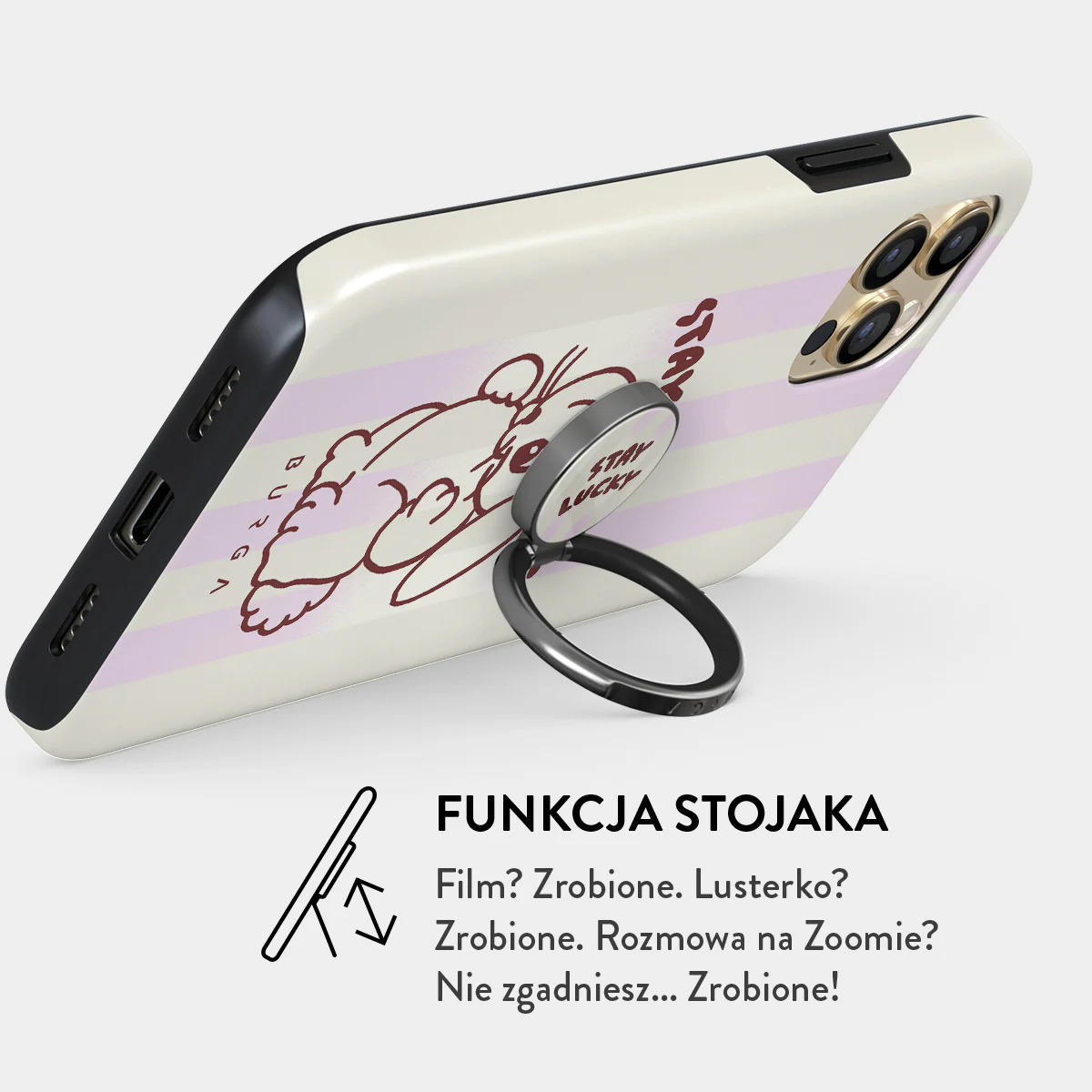 Stay Lucky - Samoprzylepny Okrągły Uchwyt - Image 4