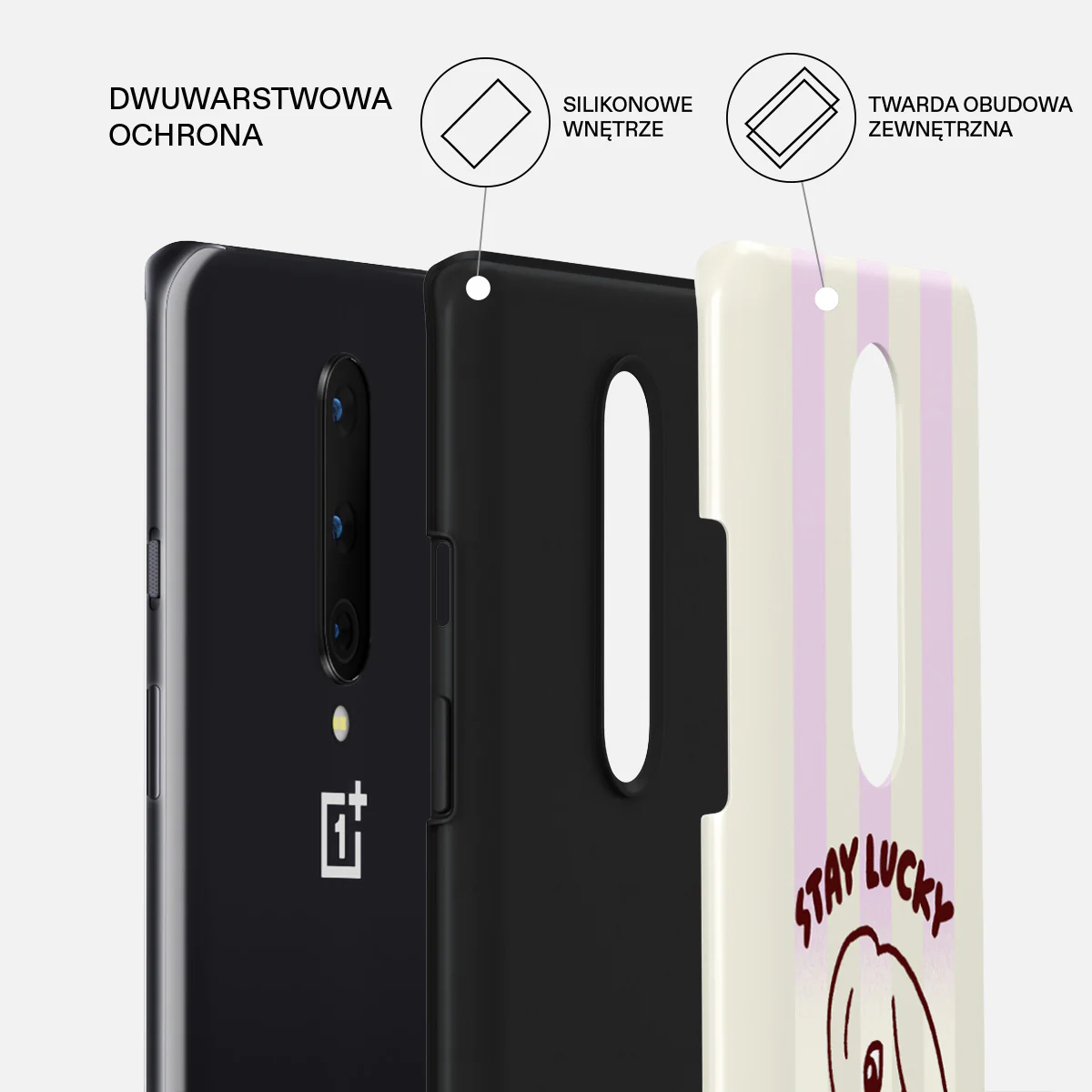 Stay Lucky - OnePlus 8 Etui - Image 2