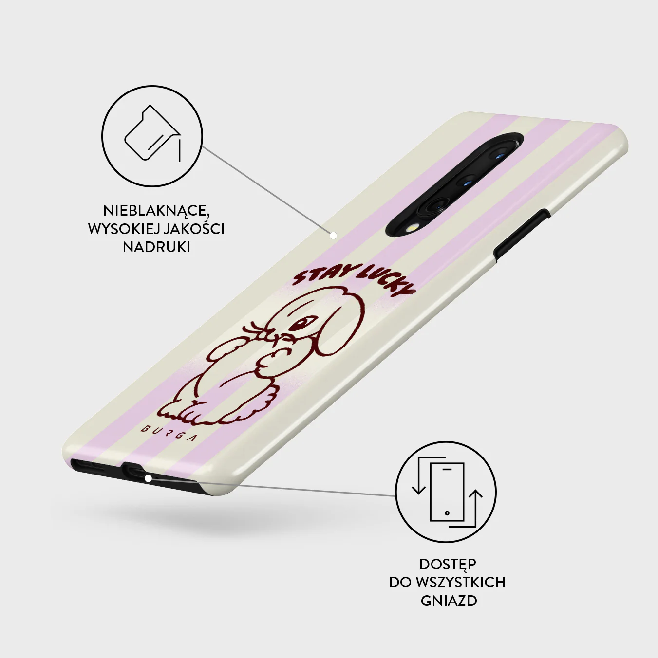 Stay Lucky - OnePlus 8 Etui - Image 3