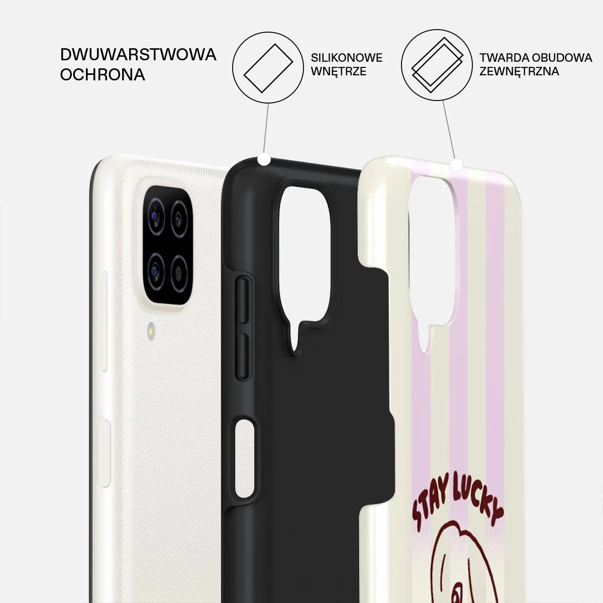 Stay Lucky - Samsung Galaxy A12 4G Etui - Image 2