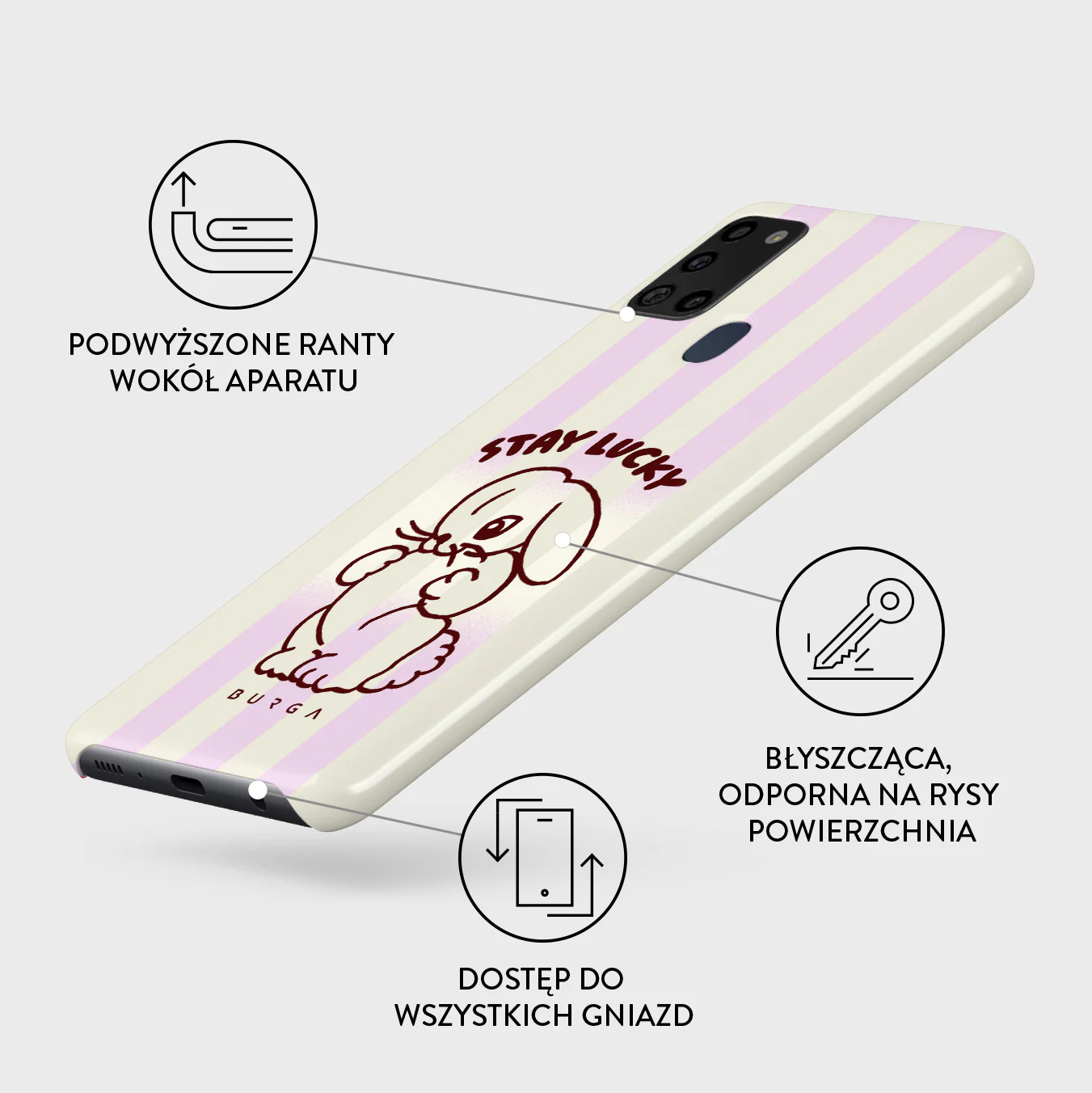 Stay Lucky - Samsung Galaxy A21s 4G Etui - Image 3