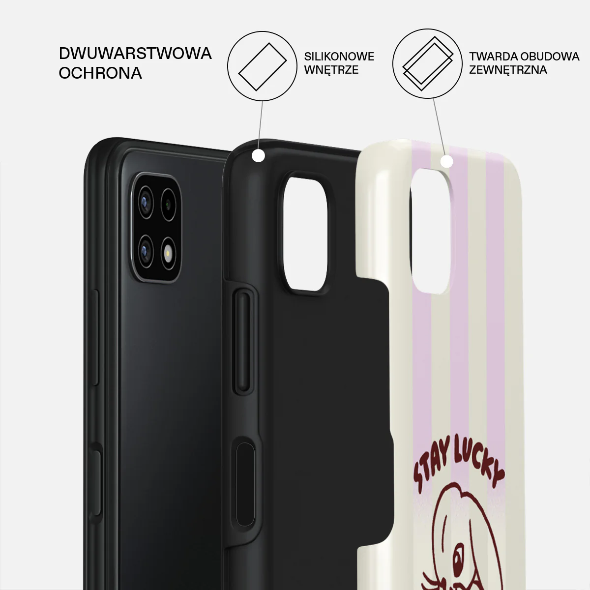 Stay Lucky - Samsung Galaxy A22 5G Etui - Image 2