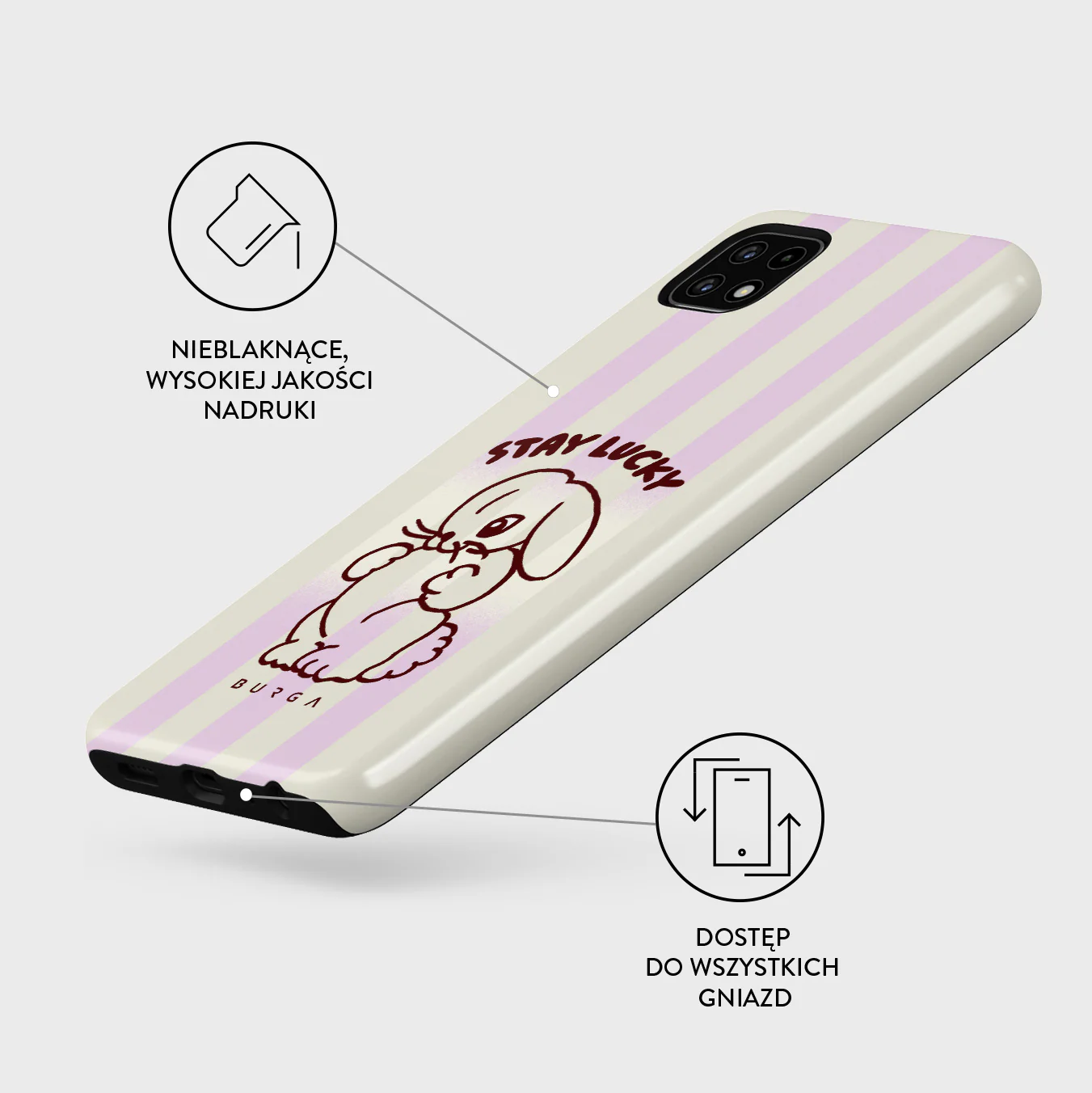 Stay Lucky - Samsung Galaxy A22 5G Etui - Image 3