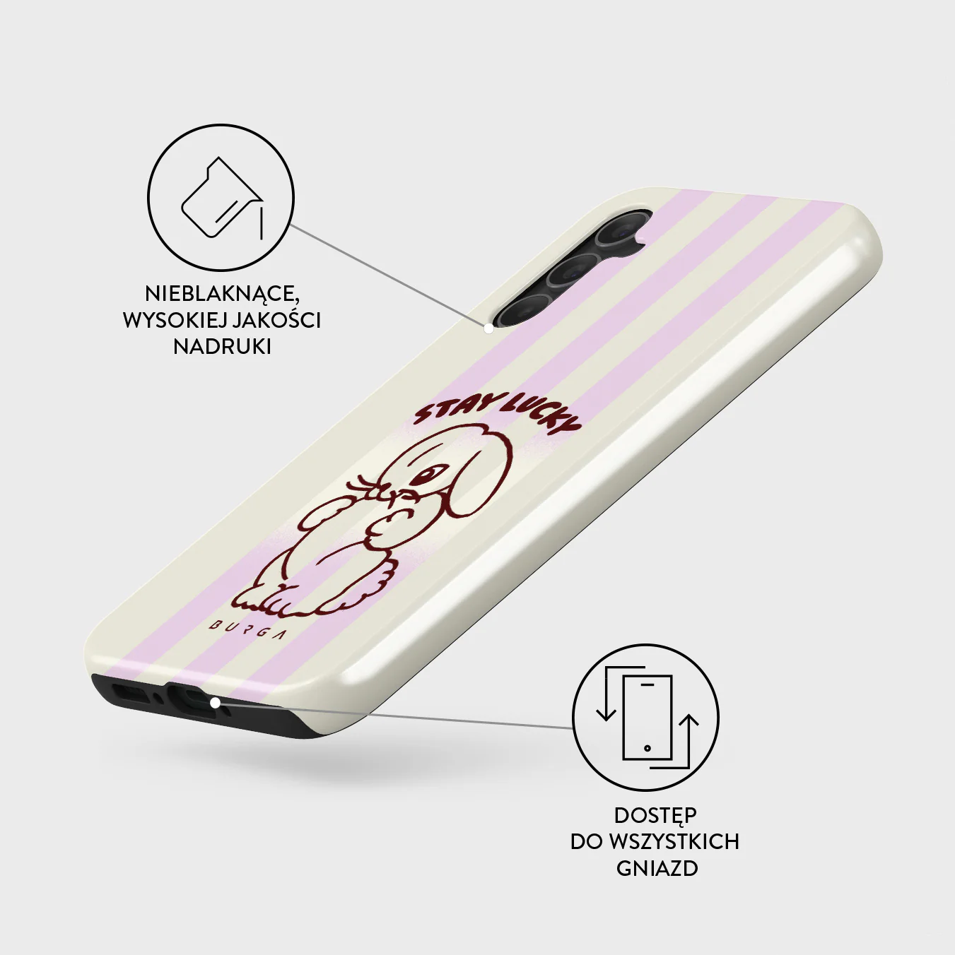 Stay Lucky - Samsung Galaxy A34 Etui - Image 3