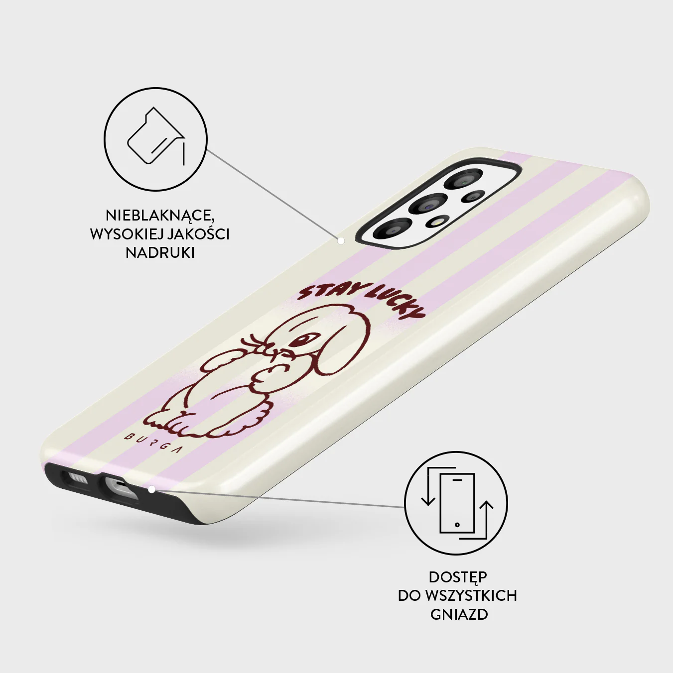 Stay Lucky - Samsung Galaxy A53 Etui - Image 3